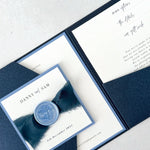ailsa pocket invite with menu and gift with info cards