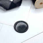 plain black self adhesive wax seal for alternative weddings