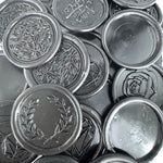 black wax seal ready made self adhesive