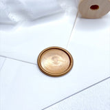 gold wax seal sticker