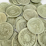 sage green wax seal ready made for weddings