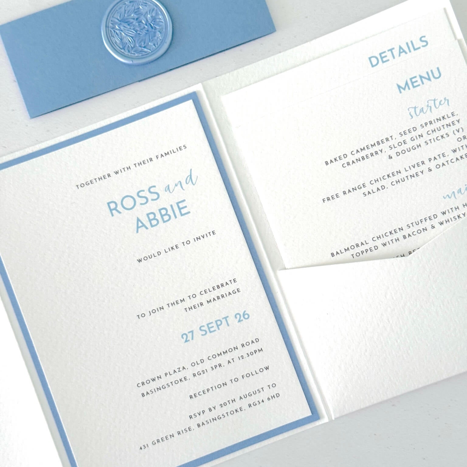 ZOE Wedding Invitations