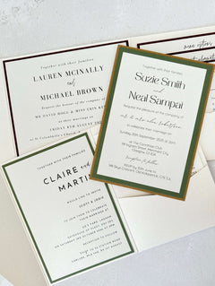 printed guest names for wedding invites handmade by zara