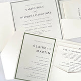 printed guest names for wedding invites handmade by zara