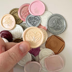peel and stick wax seal seconds for DIY brides