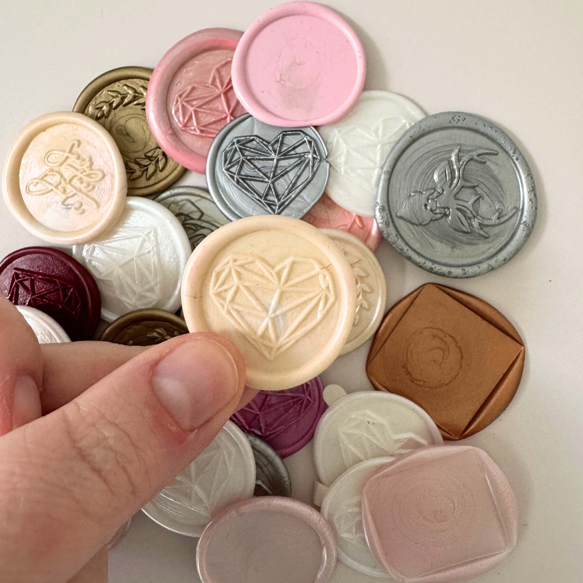 peel and stick wax seal seconds for DIY brides